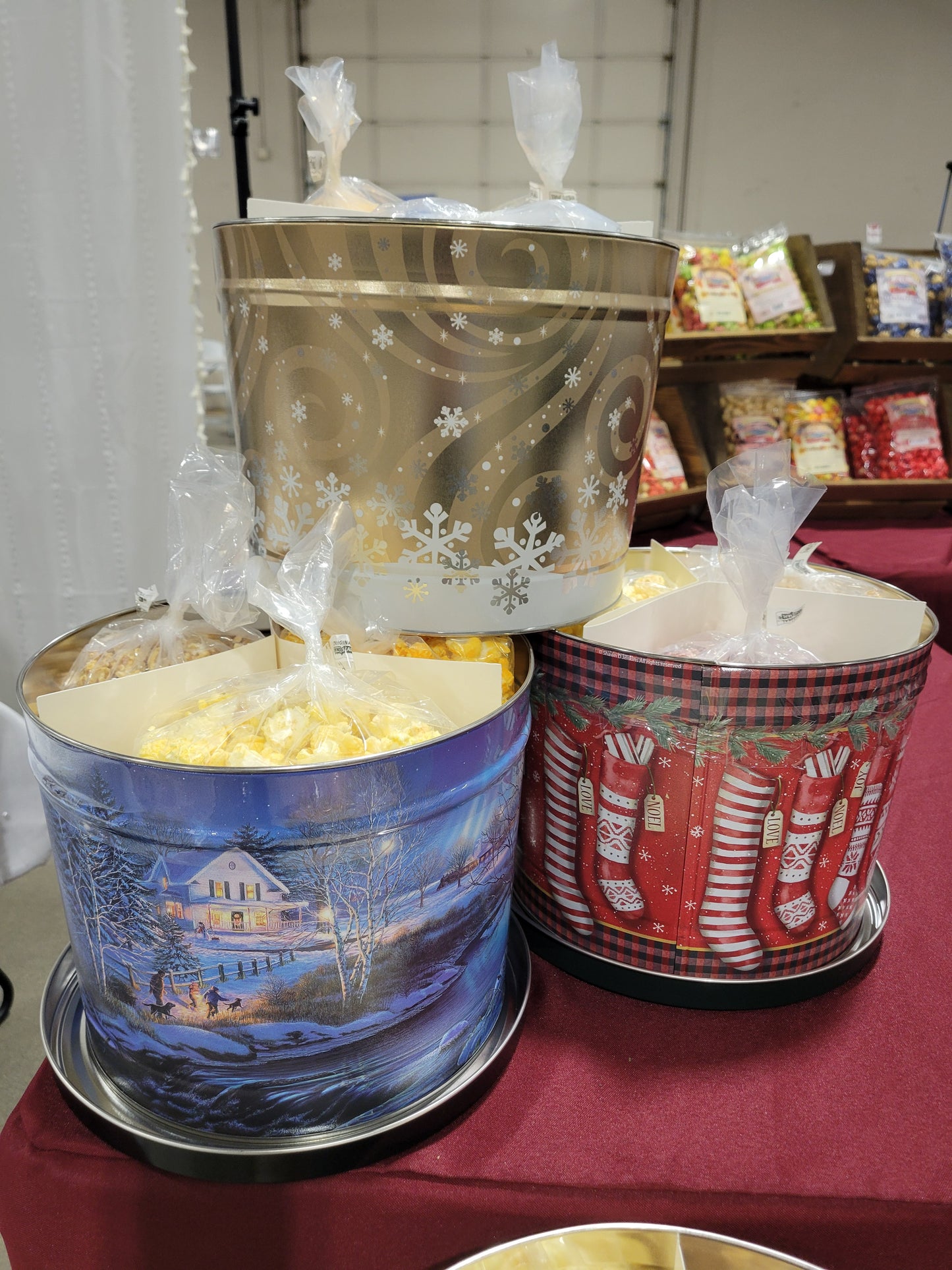 Medium Assorted Christmas Tins