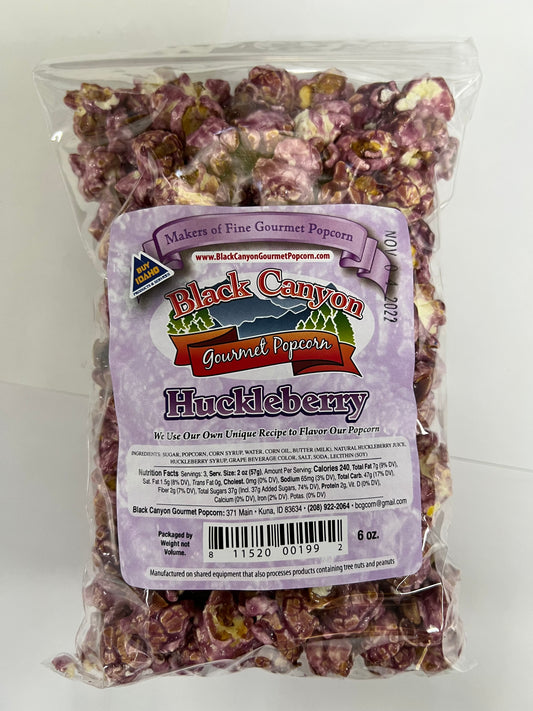 Huckleberry Gourmet Popcorn