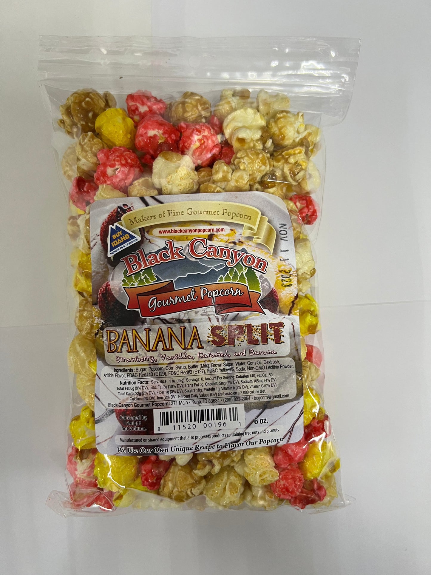 Banana Split Gourmet Popcorn