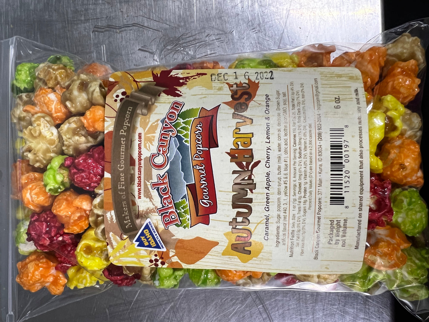 Autumn Harvest Popcorn
