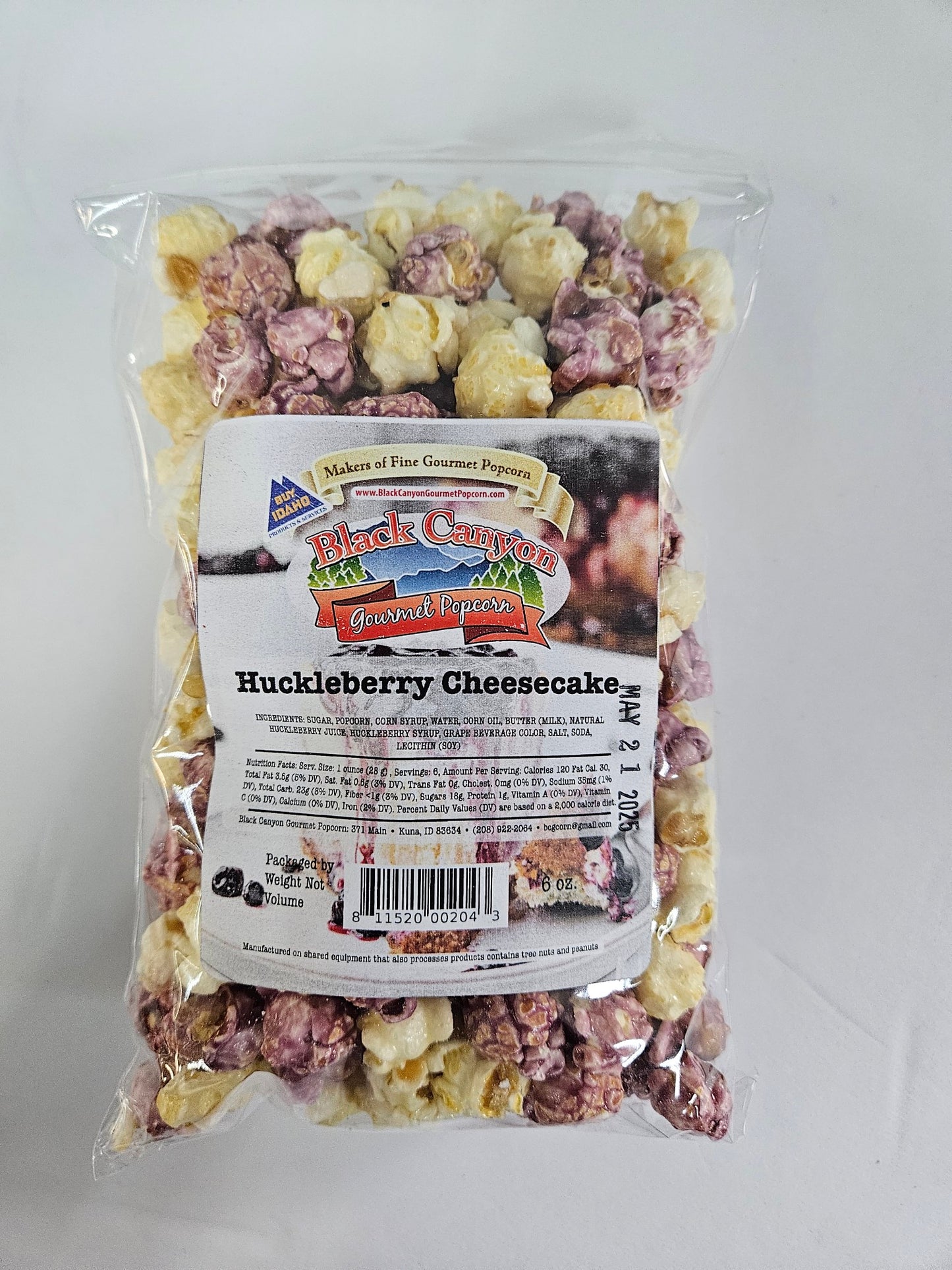 *NEW* Huckleberry Cheesecake Gourmet Popcorn